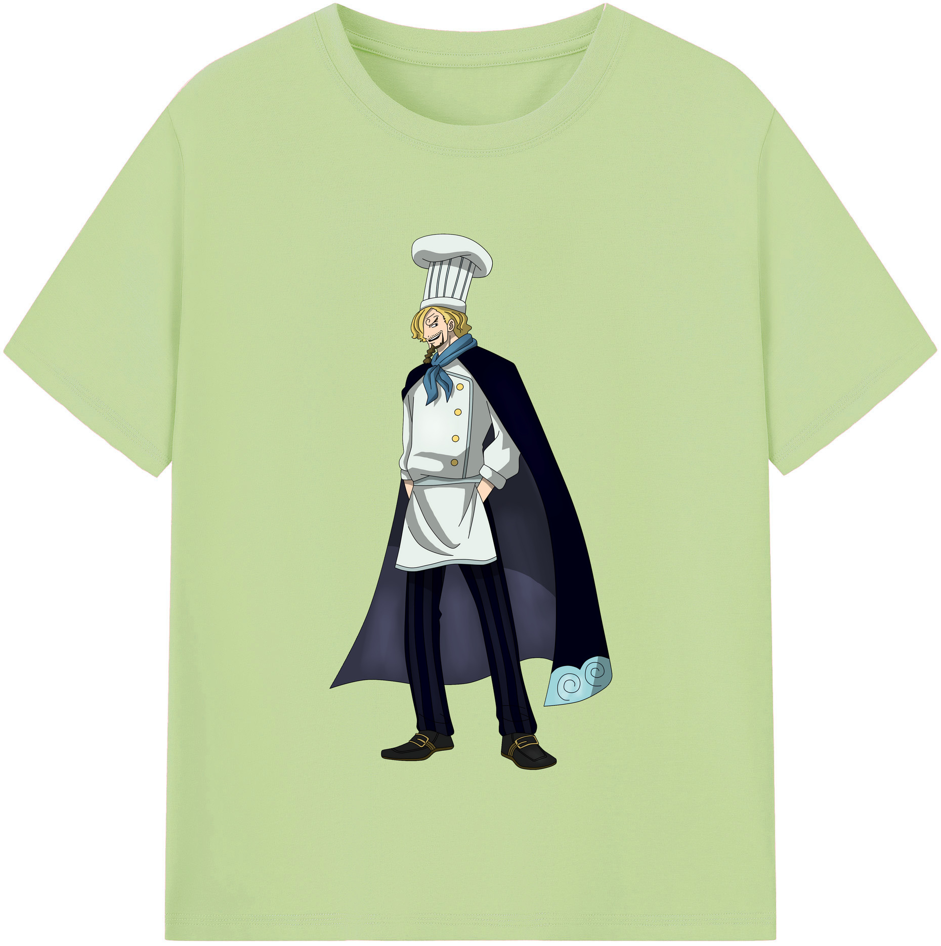 ワンピース サンジ ONE PIECE Sanji 綿100％半袖Tシャツ（フロントプリント）